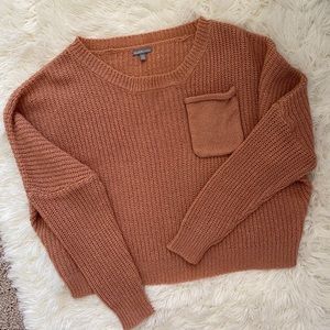 Pretty blush sweater.